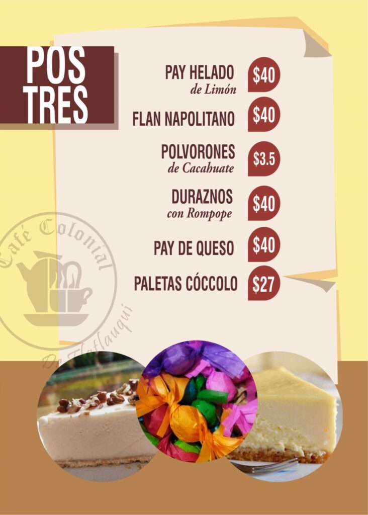 Nuestro Menú 2024